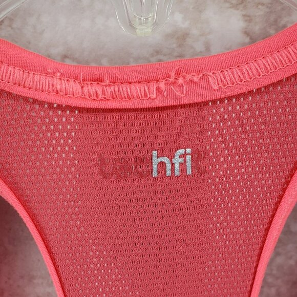 Adidas Mesh Lined Racerback Sports Bra Neon Orange Techfit Control Size S - Picture 10 of 11